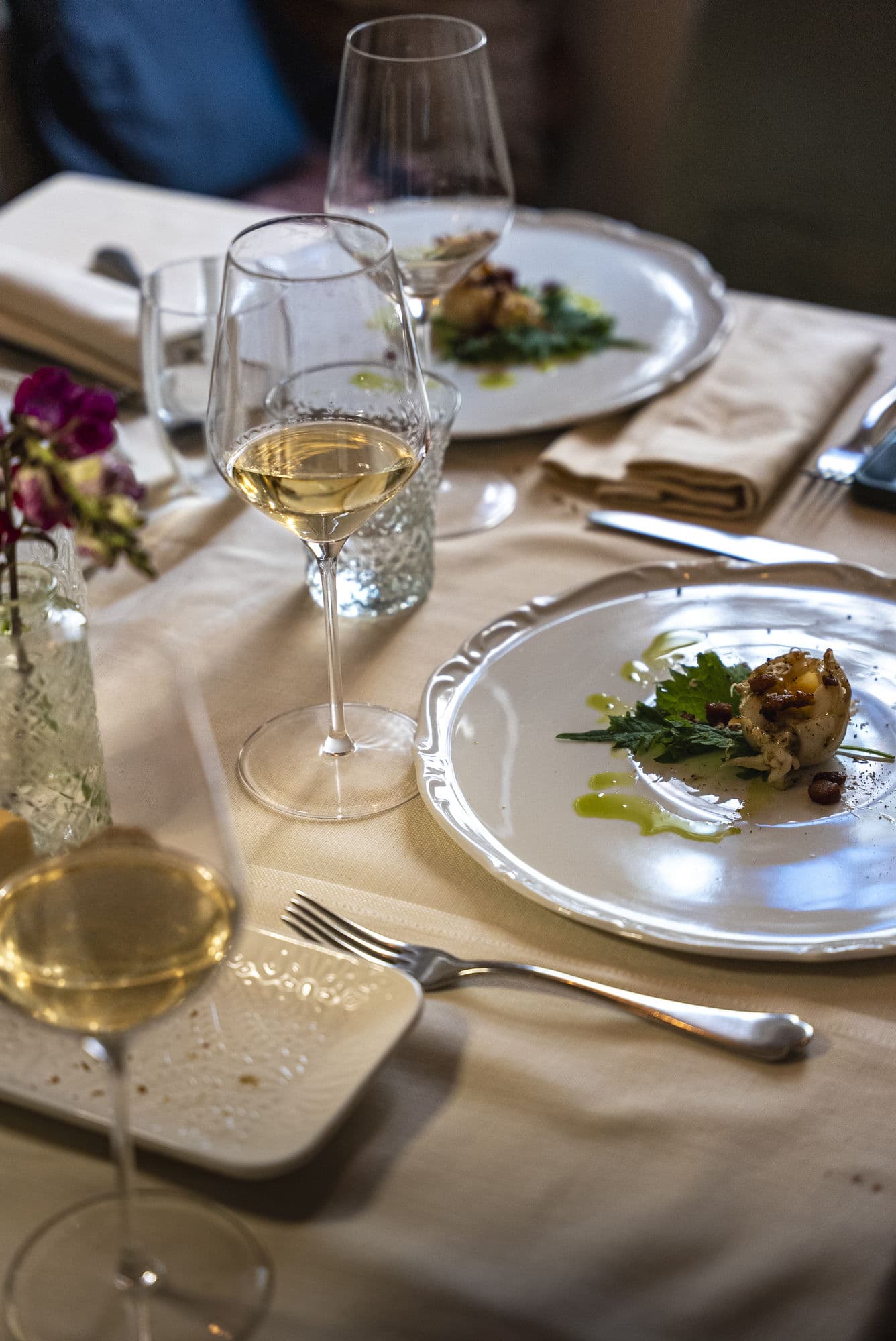 La sala della Trattoria Le Nuvole